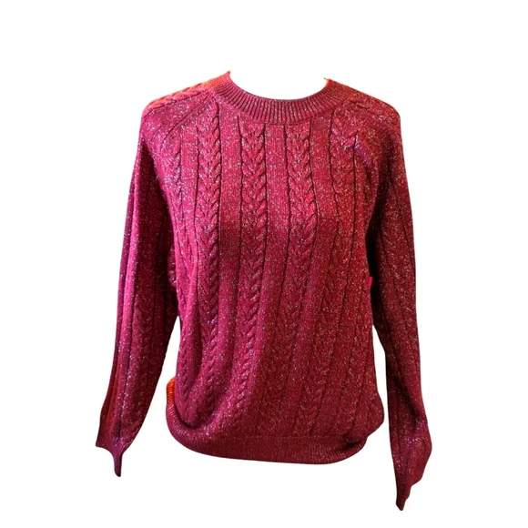 Athleta Crossroads Red Sweater - Picture 1 of 7